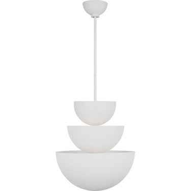 Visual Comfort Studio LXC1039CPST Large Chandelier in Cast Plaster