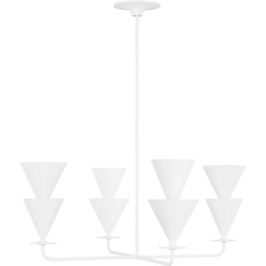 Visual Comfort Studio LXC1084CPST Large Chandelier in Cast Plaster