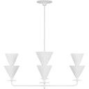 Visual Comfort Studio LXC1084CPST Large Chandelier in Cast Plaster