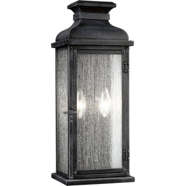 Visual Comfort Studio OL11101DWZ Medium Lantern in Dark Weathered Zinc