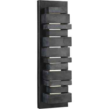 Visual Comfort Studio OL11201DWZ Small LED Outdoor Sconce in Dark Weathered Zinc