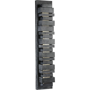 Visual Comfort Studio OL11202DWZ Medium LED Outdoor Sconce in Dark Weathered Zinc