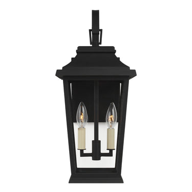 Visual Comfort Studio OL15401TXB Small Lantern in Textured Black