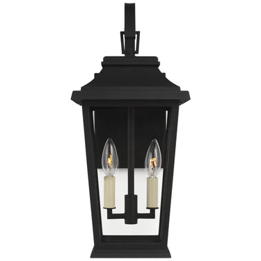 Visual Comfort Studio OL15401TXB Small Lantern in Textured Black
