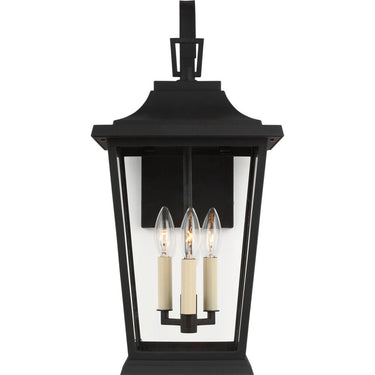 Visual Comfort Studio OL15402TXB Medium Lantern in Textured Black