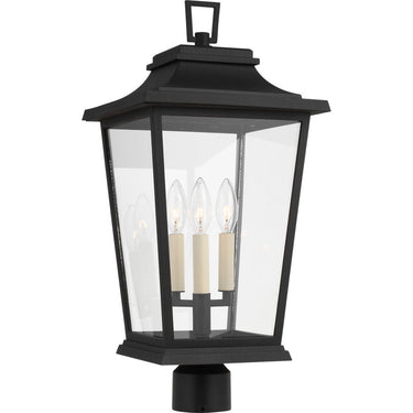 Visual Comfort Studio OL15407TXB Post Lantern in Textured Black