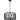 Visual Comfort Studio OLF3222/5DWZ Chandelier in Dark Weathered Zinc