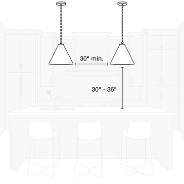 Visual Comfort Studio P1443 Medium LED Pendant