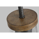 Visual Comfort Studio P1510DWK/SGM Slim Pendant in Distressed Weathered Oak / Slate Grey Metal