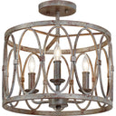 Visual Comfort Studio SF346DA Semi-Flush Mount in Deep Abyss