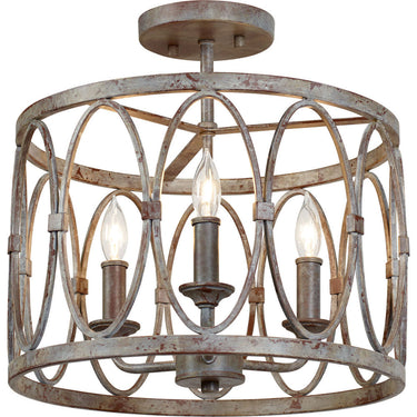 Visual Comfort Studio SF346DA Semi-Flush Mount in Deep Abyss