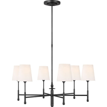 Visual Comfort Studio TC1016AI Medium Chandelier in Aged Iron