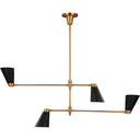 Visual Comfort Studio TC1104BBS Medium Chandelier in Burnished Brass