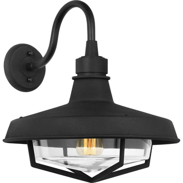 Visual Comfort Studio TO1001TXB Large Wall Lantern in Textured Black