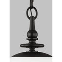 Visual Comfort Studio TP1031AI Medium Pendant in Aged Iron