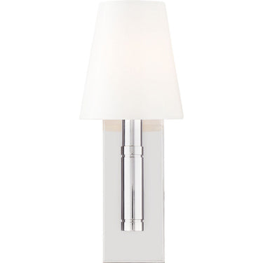 Visual Comfort Studio TV1001PN Rectangular Sconce in Polished Nickel