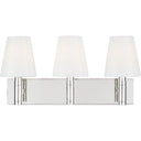 Visual Comfort Studio TV1033PN 3 - Light Vanity in Polished Nickel
