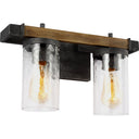 Visual Comfort Studio VS18252DWK/SGM 2 - Light Vanity in Distressed Weathered Oak / Slate Grey Metal