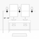 Visual Comfort Studio WB1867 18" Crack Glass LED Sconce
