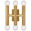 Visual Comfort Studio TW1146BBS Triple Sconce in Burnished Brass - Crescent Harbor