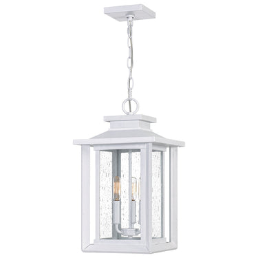 Wakefield 3 Light Outdoor Pendant in Matte White 1
