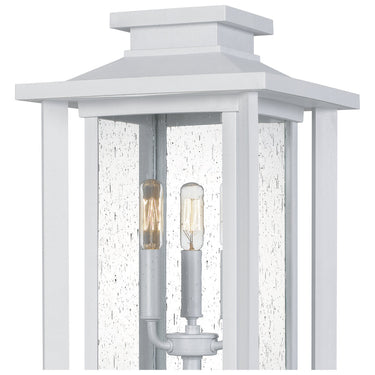 Wakefield 3 Light Outdoor Post in Matte White 2