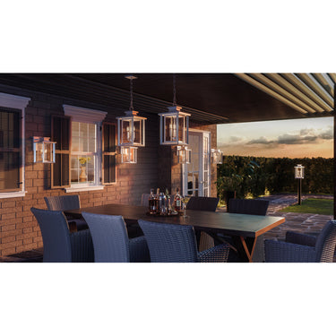 Wakefield 3 Light Outdoor Wall Sconce in Matte White 4