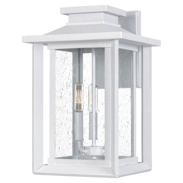 Wakefield 3 Light Outdoor Wall Sconce in Matte White 1