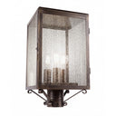 Westbrook Post Lantern shown in the Dark Brass finish with a Seedy shade - 94510-DB-SDY