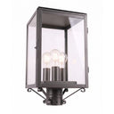 Westbrook Post Lantern shown in the Gunmetal finish with a Clear shade - 94510-GM-CL