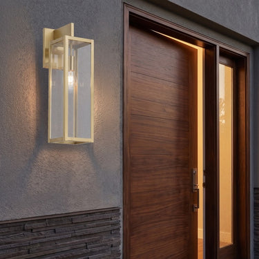 Westbrook Sconce shown in the Antique Brass finish with a Clear shade - 94431-AB-CL 2