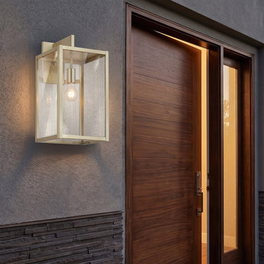 Westbrook Sconce shown in the Antique Brass finish with a Clear shade - 94521-AB-CL 2
