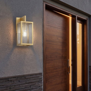 Westbrook Sconce shown in the Antique Brass finish with a Seedy shade - 94321-AB-SDY 2