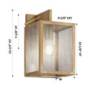 Westbrook Sconce shown in the Antique Brass finish with a Seedy shade - 94421-AB-SDY 1