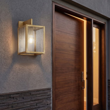 Westbrook Sconce shown in the Antique Brass finish with a Seedy shade - 94421-AB-SDY 2