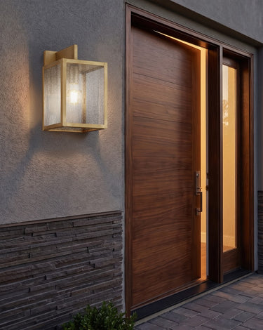 Westbrook Sconce shown in the Antique Brass finish with a Seedy shade - 94421-AB-SDY 2
