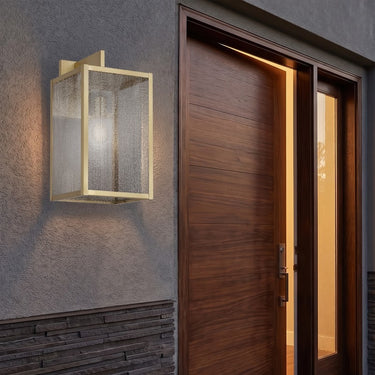 Westbrook Sconce shown in the Antique Brass finish with a Seedy shade - 94521-AB-SDY 2