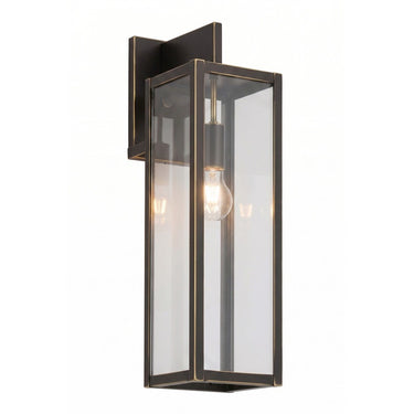 Westbrook Sconce shown in the Bronze finish with a Clear shade - 94431-BZ-CL