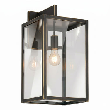 Westbrook Sconce shown in the Bronze finish with a Clear shade - 94521-BZ-CL
