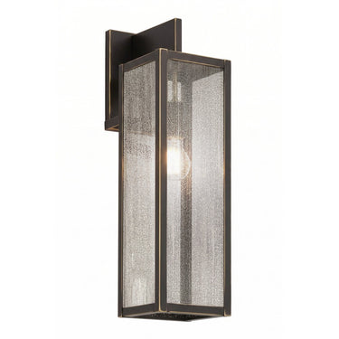 Westbrook Sconce shown in the Bronze finish with a Seedy shade - 94431-BZ-SDY