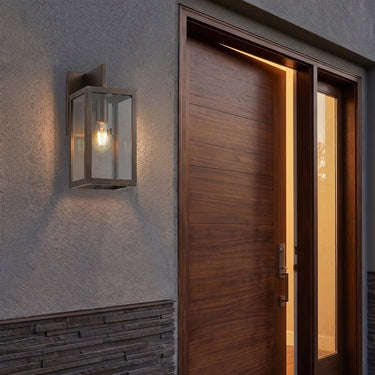 Westbrook Sconce shown in the Dark Brass finish with a Clear shade - 94321-DB-CL 2