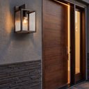 Westbrook Sconce shown in the Dark Brass finish with a Clear shade - 94421-DB-CL 2