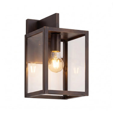 Westbrook Sconce shown in the Dark Brass finish with a Clear shade - 94421-DB-CL 