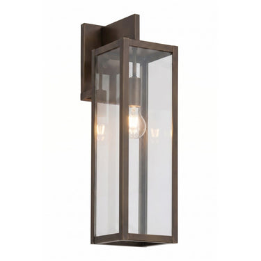 Westbrook Sconce shown in the Dark Brass finish with a Clear shade - 94431-DB-CL