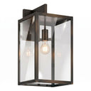 Westbrook Sconce shown in the Dark Brass finish with a Clear shade - 94521-DB-CL