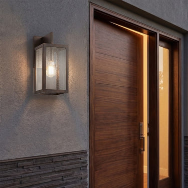 Westbrook Sconce shown in the Dark Brass finish with a Seedy shade - 94321-DB-SDY 2