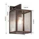 Westbrook Sconce shown in the Dark Brass finish with a Seedy shade - 94421-DB-SDY 1