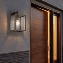 Westbrook Sconce shown in the Dark Brass finish with a Seedy shade - 94421-DB-SDY 2
