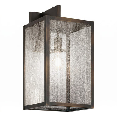 Westbrook Sconce shown in the Dark Brass finish with a Seedy shade - 94521-DB-SDY