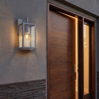 Westbrook Sconce shown in the Gunmetal finish with a Clear shade - 94321-GM-CL 2
